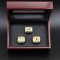 O'Neal 3PCS 2000 2001 2002 Los Angeles Lakers NBA Basketball championship ring with case&iuml;&frac14;�717&iuml;&frac14;�