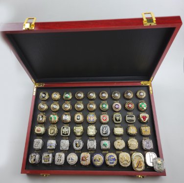 55PCS Set 1967-2021 NBA world championship rings 11 size with case&iuml;&frac14;�723&iuml;&frac14;�