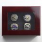 4PCS Golden State Warriors NBA world championship rings Thompson rings 11S with case(724)