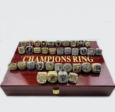 35CS Set 1988-2022 NBA world championship rings 11 size with case&iuml;&frac14;�734&iuml;&frac14;�