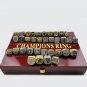 35CS Set 1988-2022 NBA world championship rings 11 size with case（734）