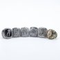6PCS One Set San Antonio Spurs Basketball championship ring and HOF ring without case（738）