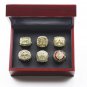 6PCS ONE Set Los Angeles Lakers NBA Basketball championship ring Kobe ring 11S without case&iuml;&frac14;�744&iuml;&frac14;�