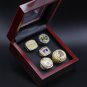 5PCS Set Los Angeles Lakers NBA Basketball championship rings KOBE JAMES with case(760)