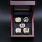 5PCS Set Los Angeles Lakers NBA Basketball championship rings KOBE JAMES with case(760)