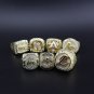 7PCS Set Los Angeles Lakers NBA Basketball championship rings KOBE JAMES without case（763）