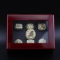 7PCS Set Los Angeles Lakers NBA Basketball championship rings KOBE JAMES with case（763）