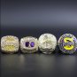 4PCS 2020 Los Angeles Lakers NBA Basketball championship rings James rings without case（765）