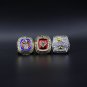 3PCS 1989 1990 2004 Detroit Pistons Basketball championship ring 11S without case（772）