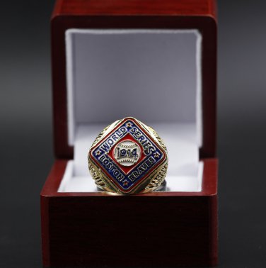 1914 Boston Braves MLB world series championship ring 11 size with case&iuml;&frac14;�822&iuml;&frac14;�