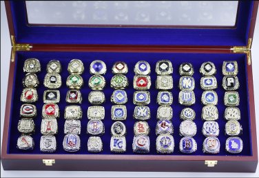 60PCS 1960-2020 MLB world series championship rings 11 size with case&iuml;&frac14;�1004&iuml;&frac14;�