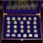 27PC Set New York Yankees MLB world series championship rings 11 size with case（1006）