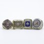 4PCS 1914 1957 1995 2021 Atlanta Braves MLB world series championship rings without case（1012）