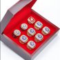 Set 9pcs Houston Astros world series championship rings 11 size with case（1023）