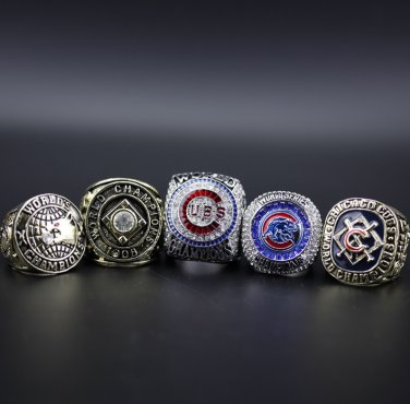 5PCS Chicago Cubs MLB world championship rings 11 size without case&iuml;&frac14;�1031&iuml;&frac14;�