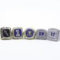 Set 5PCS Duke Blue Devils NCAA championship rings 11 size without case（1060）