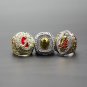 3PCS 2020 alabama crison tide NCAA championship rings 11 size without case（1065）