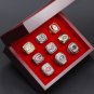 Se 9PCS Georgia Bulldogs football NCAA championship ring 11 size with case（1069）