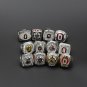 Set 12 PCS New Ohio State Buckeyes NCAA championship rings 11 size with case&iuml;&frac14;�1071&iuml;&frac14;�