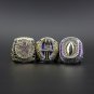 3PCS Set 2019 LSU Tigers NCAA championship rings 11 size without case（1072）