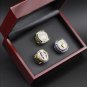3PCS Set 2019 LSU Tigers NCAA championship rings 11 size with case（1072）