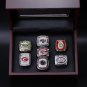 7PCS 2021 Georgia Bulldogs football NCAA championship ring 11 size with case（1078）