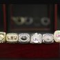 6PCS LSU Lousiana State University NCAA championship rings 11 size with case（1079）