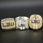 2003 2007 2019 LSU Lousiana State University NCAA championship rings 11 size without case（1082）