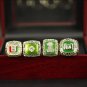 1987 1989 1991 2001 Miami Hurricans NCAA championship rings with case（1087）