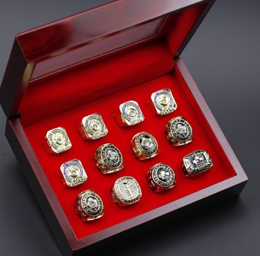 SET 12PCS Toronto Maple Leafs Stanley Cup NHL Champions rings with case&iuml;&frac14;�1112&iuml;&frac14;�