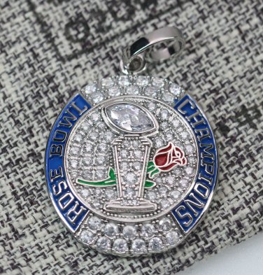 Penn State Nittany Lions 2022 Rose Bowl NCAA Championship pendant with chain