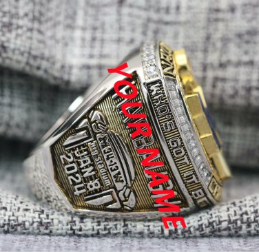 Custom Your name 2024 Michigan Wolverines NCAA Championship ring 7-16S