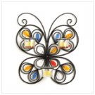 37873 Butterfly Iron Candleholder