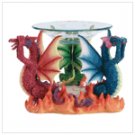 35185 No Evil Dragons Oil Warmer
