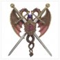 38011 Dual Dragon Plaque