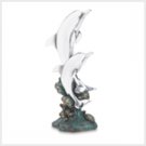 38427 Silver Dolphin Statue