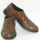Bostonian Lites Shoes Men Size 10.5 Brown Camel Slip-on Leather #14885 Lofter So