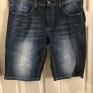 i Jeans by Buffalo Spencer Slim Fit Light Grey and Blue Denim Shorts 34 36 42