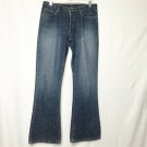 A&F Jeans 8R Boot Cut Medium Wash Stone Wash Worn Mid High Rise Rodeo