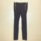 Michael Kors Garbidine Pants Women 0 Brown Zipper Riding Trousers Leggings