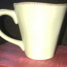 Pier 1 Earthenware Elemental Honey 4 1/4" Mug Excellent Condition Set of Two
