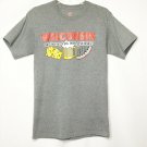 Wisconsin Graphic T-Shirt Adult SM Eat Cheese Drink Beer Grill Brats SS Hanes