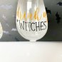 Halloween Stemless Wine Wicked Spiders Glasses Witch Stemless 16 oz Set of 4 NEW