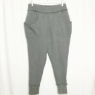 Sugar And Bruno Gray Skater Pants Back Pockets Size S Fitted Ankle Jogger Sweats