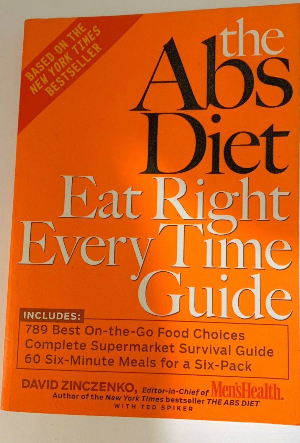 The Abs Diet Eat Right Everytime Guide by David Zinczenko 2005 Paperback Book