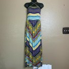 American Rag Cie Maxi Dress Women's Strapless SZ S Removable Neck Strap Elastic