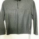 Old Navy Fleece Jacket Men Size XXL 1/4 Zip Soft Gray Long Sleeve Drawstring