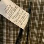 Chaps Shirt Men Size L Easy Care Button Down Brown Plaid Checker Long Sleeve