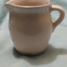 Pfaltzgraff Creamer- #024 - Beige with Blue and Rose Stripe- 4.5"