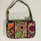 Vera Bradley Wristlet Phone Wallet Floral Credit Card Holder ID Window PURPLE